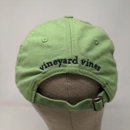 Vineyard Vines Men's Slideback Hat Green Embroidered Whale Logo