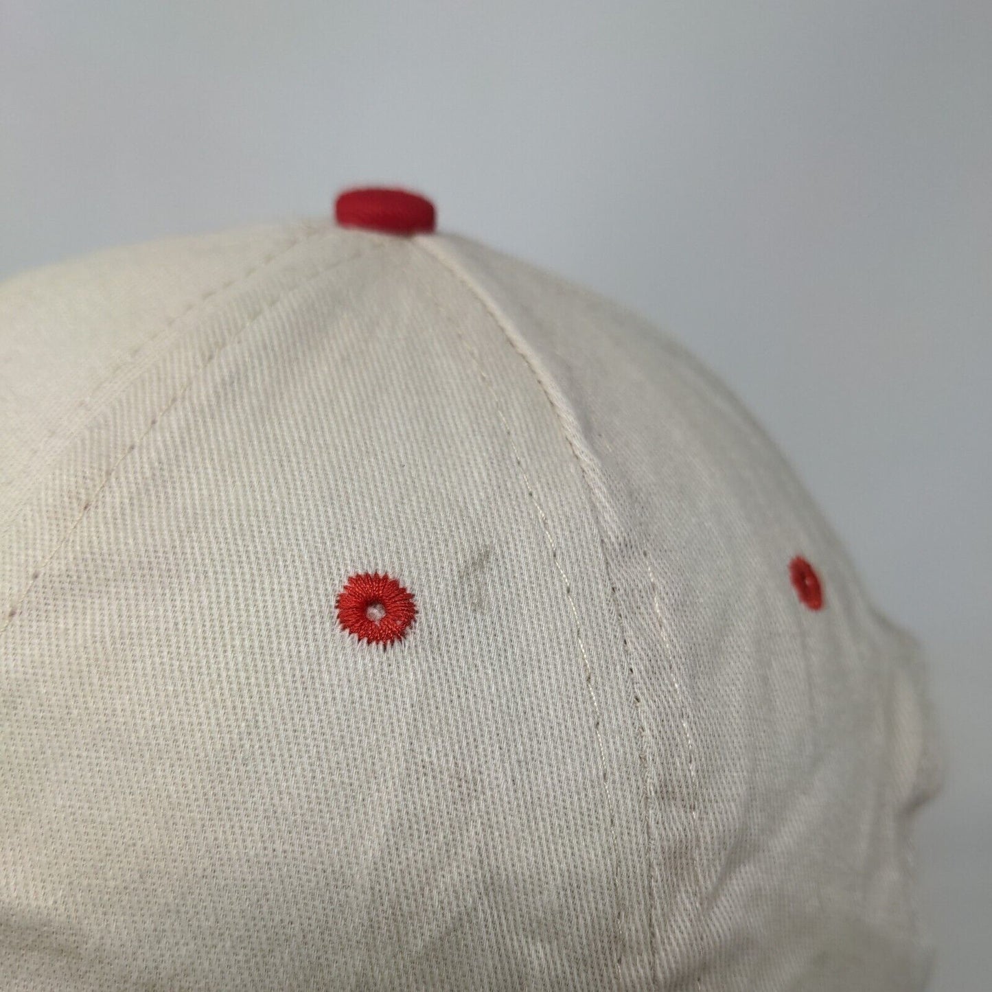 UGWA Strapback Hat Tan OSFA Embroidered Adjustable 6 Panel Hit Wear