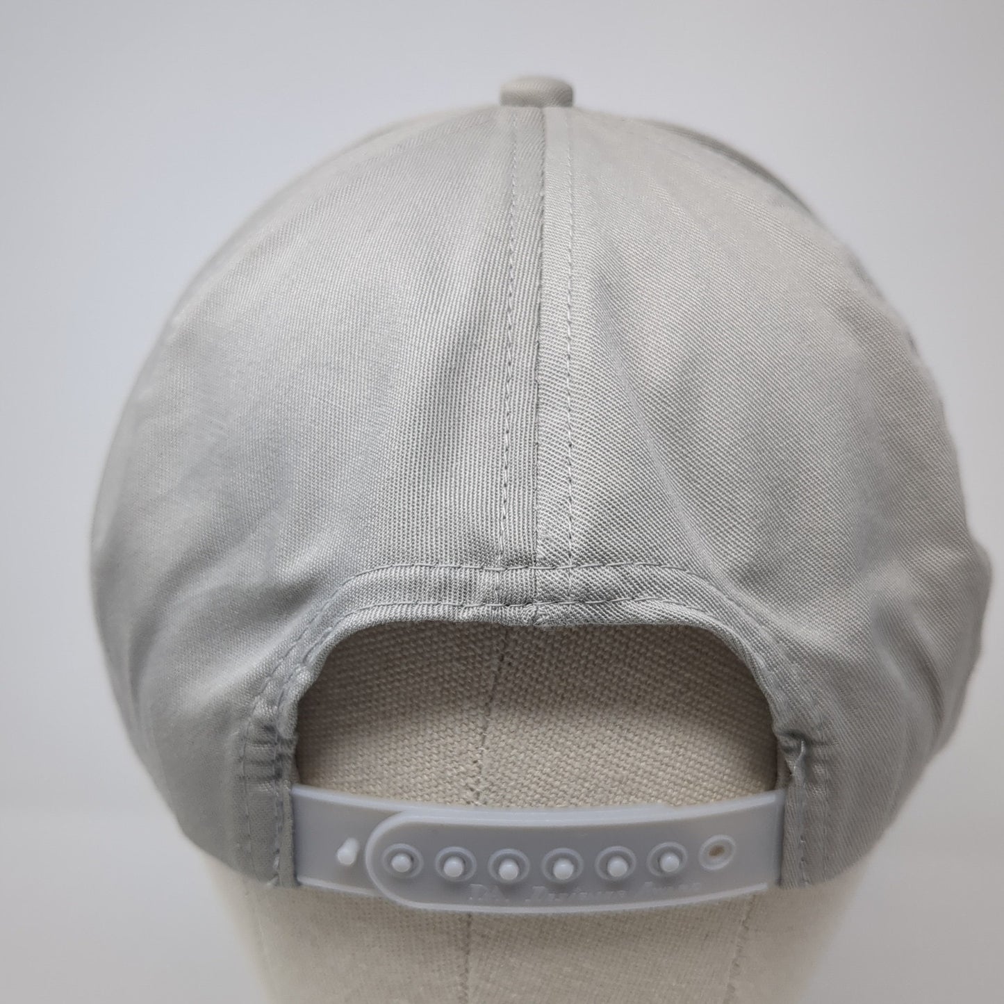 Chevron Delo Snapback Hat Gray One Size Solid Adjustable Embroidered