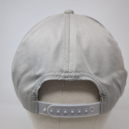 Chevron Delo Snapback Hat Gray One Size Solid Adjustable Embroidered