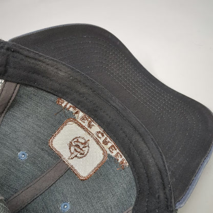 Ouray Trucker Hat Blue One Size Silver Creek Outfitters Bird Patch Snapback Mesh