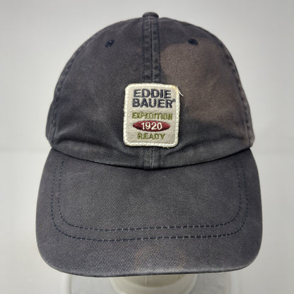 Eddie Bauer Expedition Ready 1920 Slideback Hat Blue OS Adjustable 6 Panel