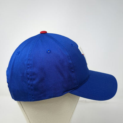 Texas Rangers MLB Outdoor Cap Snapback Blue OSFM White Red Logo Gray Brim Hat