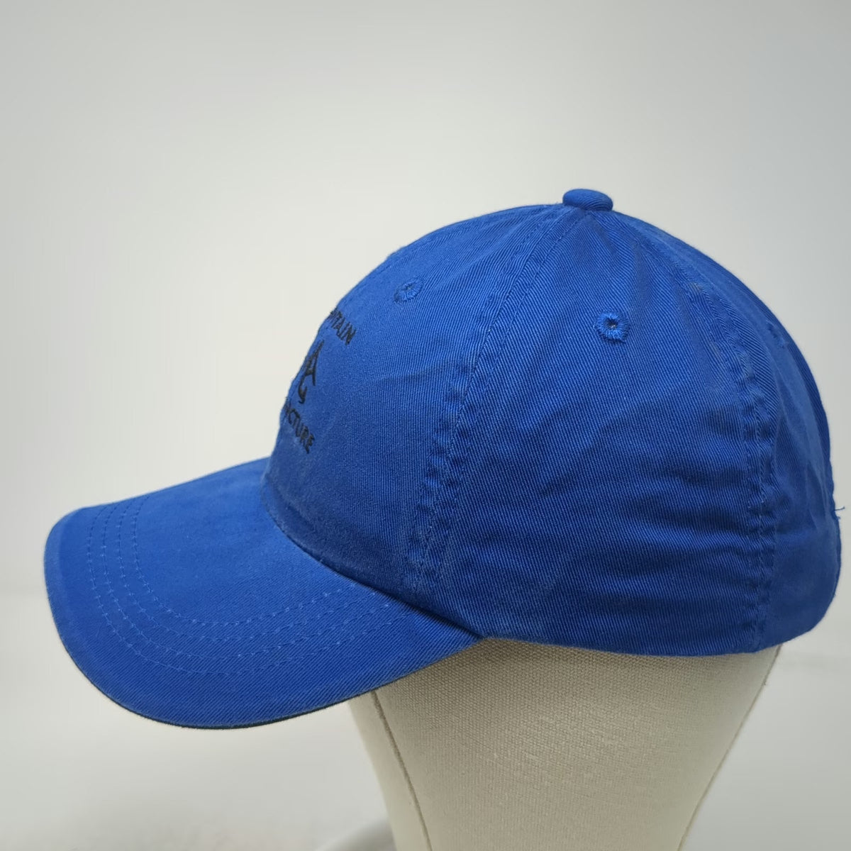 Port Authority Baseball Cap Blue One Size Mountain Acupuncture Boise Idaho Hat