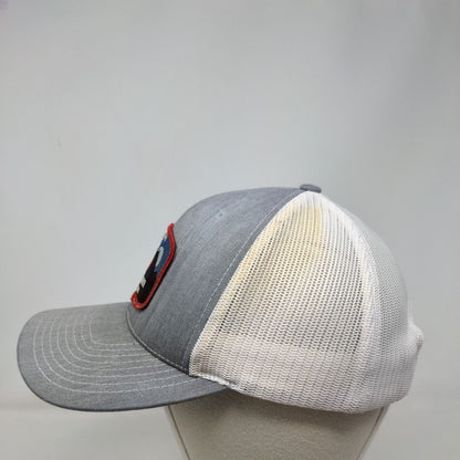 True North Iron Man Patch Snapback Mesh Back Trucker Hat Gray One Size