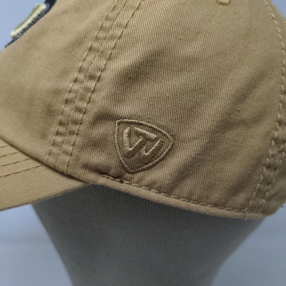 Top of the World Men's Slideback Hat Tan Purdue Boilermakers Embroidered Logo