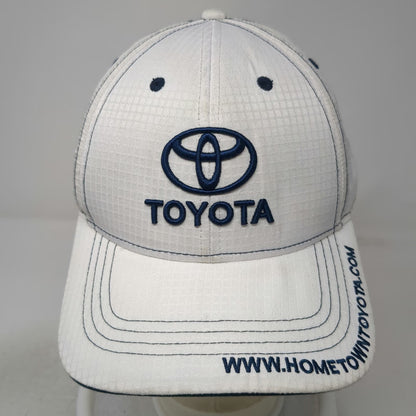 Toyota Hometown White Baseball Cap One Size Strapback Logo Dealer Hat