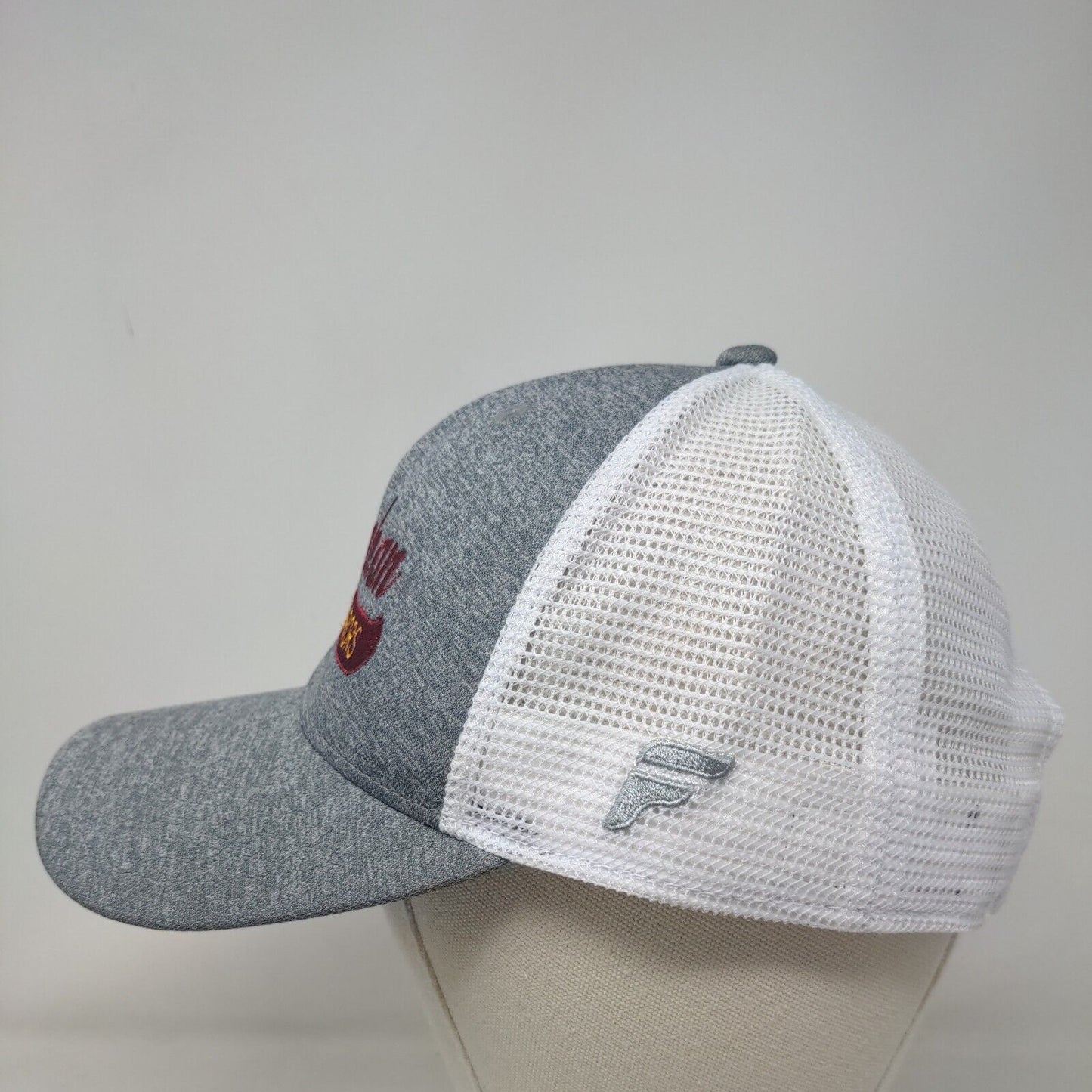 Fanthread Men's Snapback Mesh Back Hat Gray Embroidered Callahan Little Warriors
