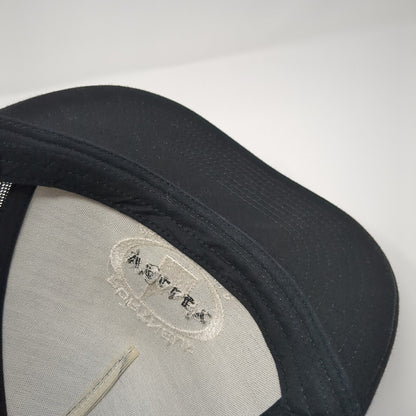 Portneuf Valley Snapback Trucker Hat Black One Size Mesh Back Sport-Tek