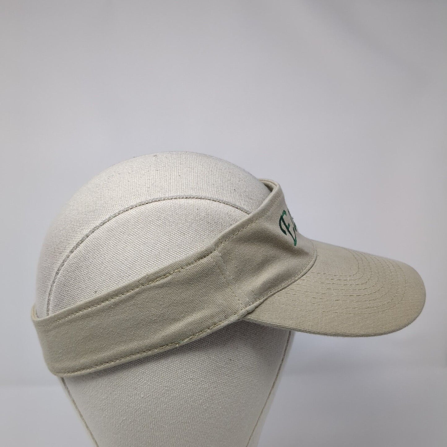 Eagle Fitted Sun Visor Hat Tan One Size Solid The Flexible Fit Otto