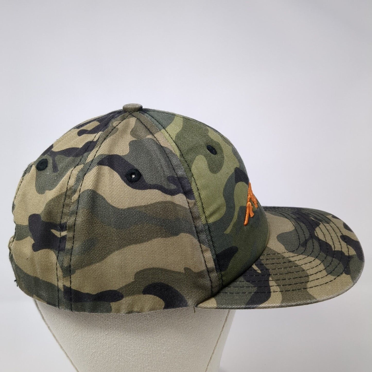 Mtn Land Snapback Hat Camo One Size Adjustable Embroidered Paramount