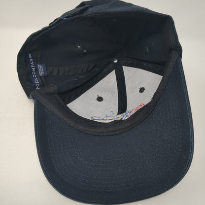 American Aviation LLC Strapback Baseball Cap Blue OS Adjustable Port & Company