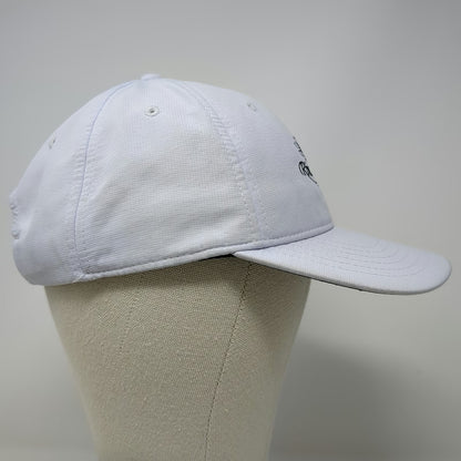 TaylorMade Baseball Cap White One Size River Bend Golf Course Hat Slideback Bird