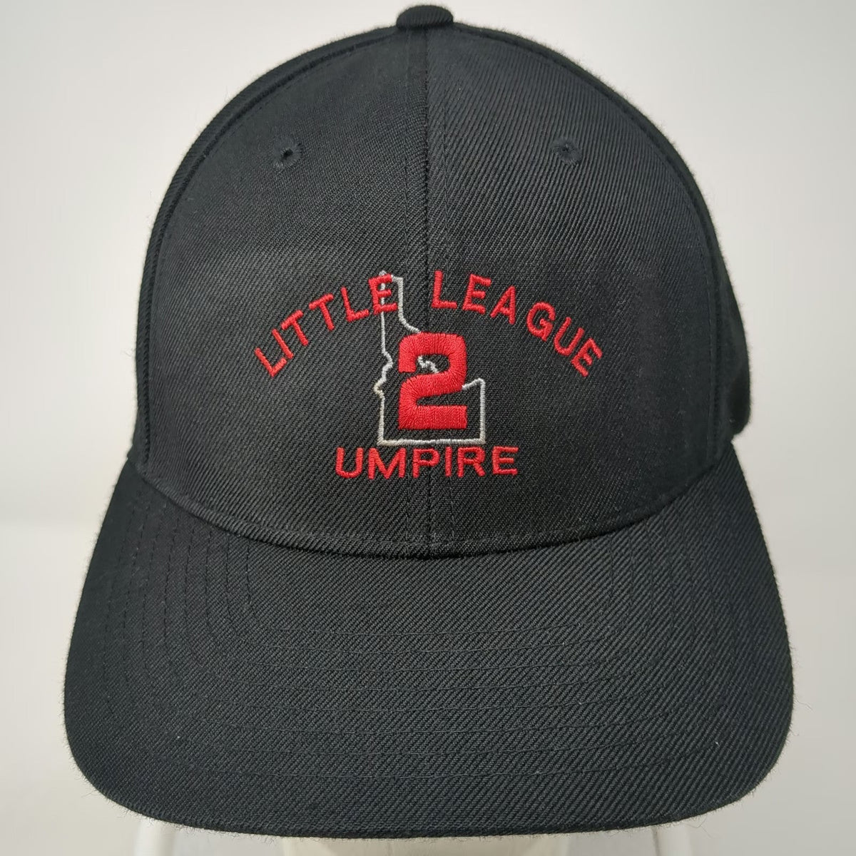 Pacific Headwear Snapback Black One Size Little League Umpire Idaho 2 Flag Hat