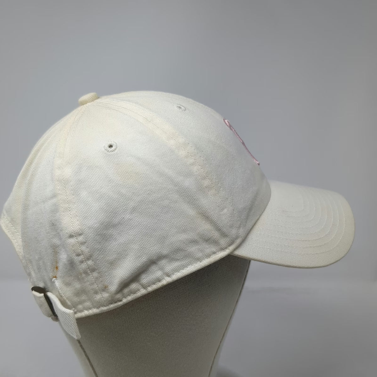 Boston Red Sox MLB Twins Enterprise White Baseball Cap One Size Pink Logo OS Hat