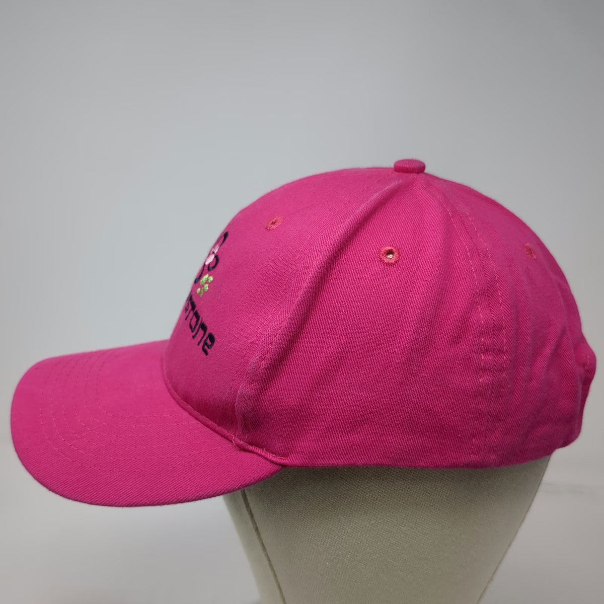 S Hats Yellowstone National Park Paw Print Hat Pink Baseball Cap One Size Strap