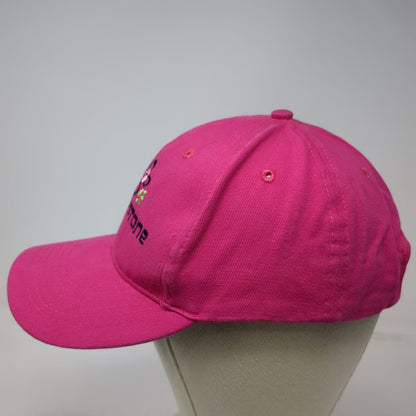S Hats Yellowstone National Park Paw Print Hat Pink Baseball Cap One Size Strap