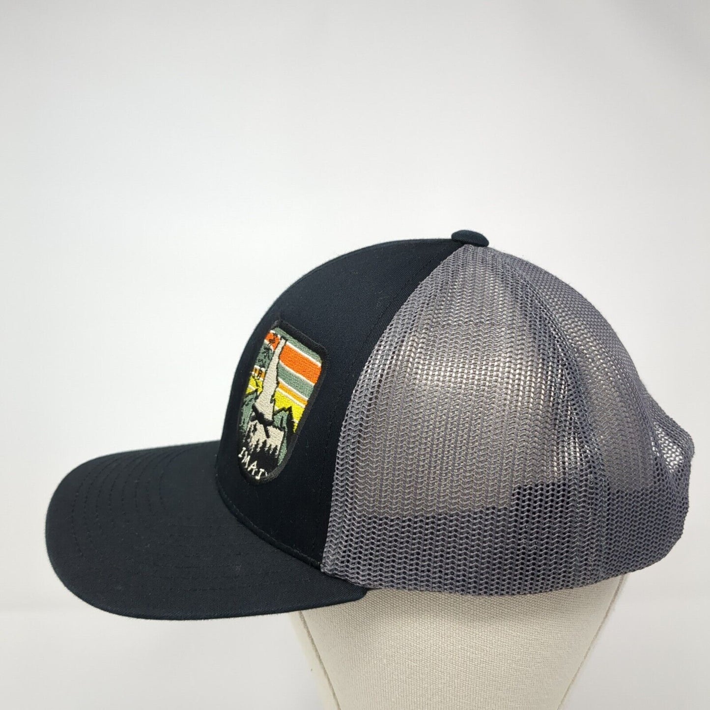 IMAI Idaho Martial Arts Institute Snapback Trucker Hat Black One Size