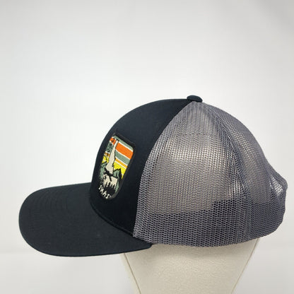 IMAI Idaho Martial Arts Institute Snapback Trucker Hat Black One Size