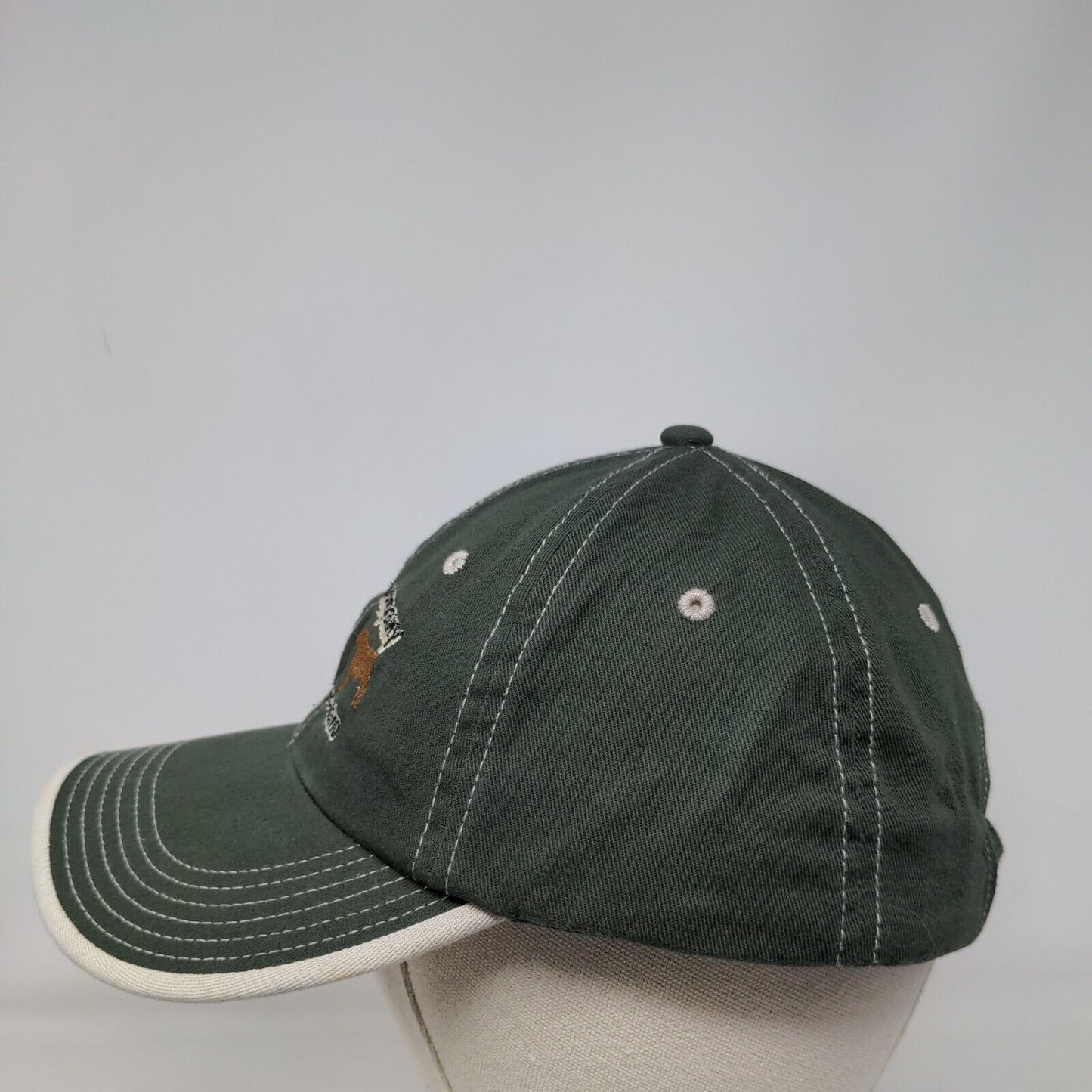 SS Cattle Company Cambridge Idaho Strapback Hat Green OSFA Port Authority Cotton