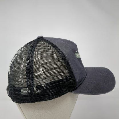 Happy Trails Snapback Trucker Hat Gray One Size Mesh Back New Era