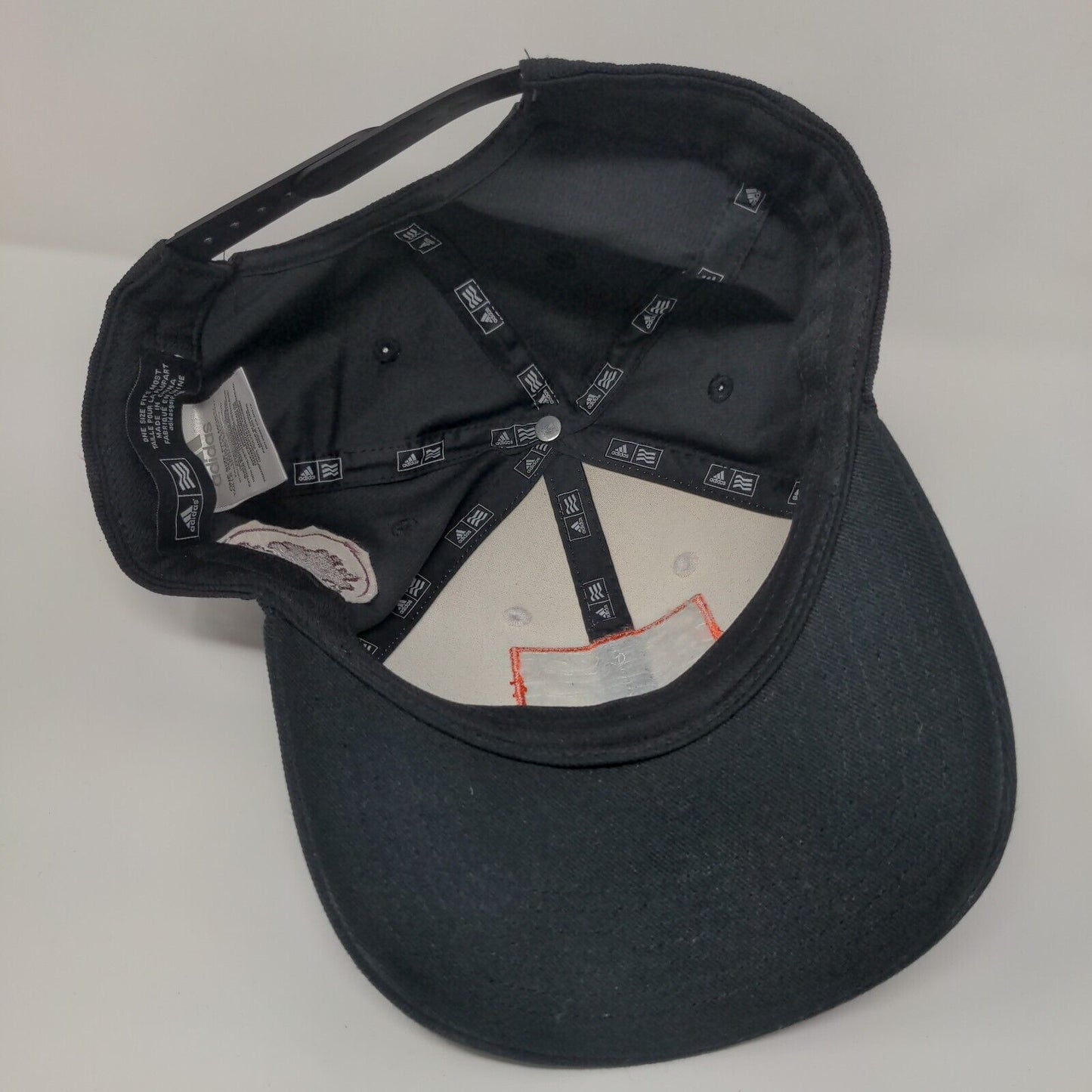 Adidas Carlsbad CA Snapback Hat Black OSFM Adjustable Colorblock 6 Panel