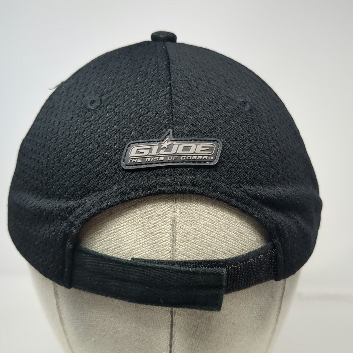 G.I. Joe The Rise of Cobra 5 Panel Black Hat OSFM Storm Shadow Logo Strapback