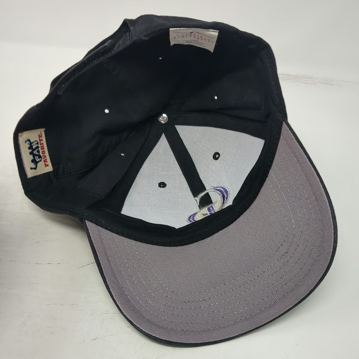 Colorado Rockies MLB Fan Favorite Baseball Cap Black Purple Silver OS Strapback