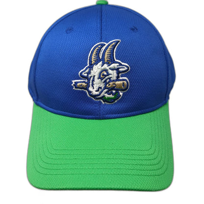 Hartford Yard Goats MiLB OC Sports Blue Green One Size Curved Brim Logo Hat Cap