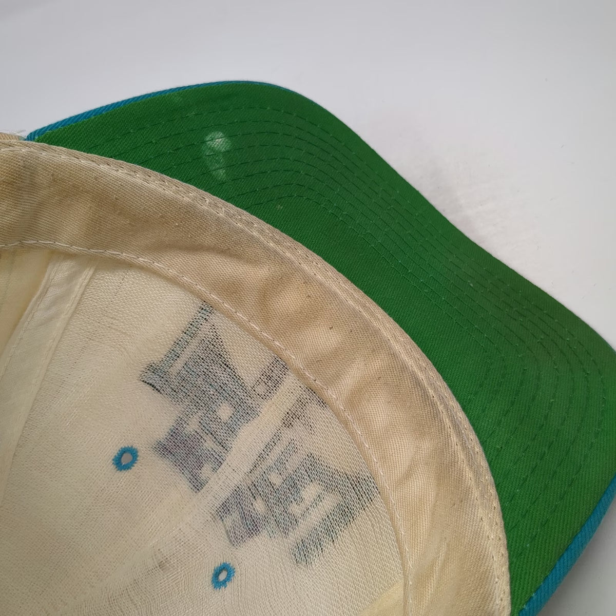 NCAA Track & Field Championships Starter Snapback Hat Beige Blue Purple Vintage