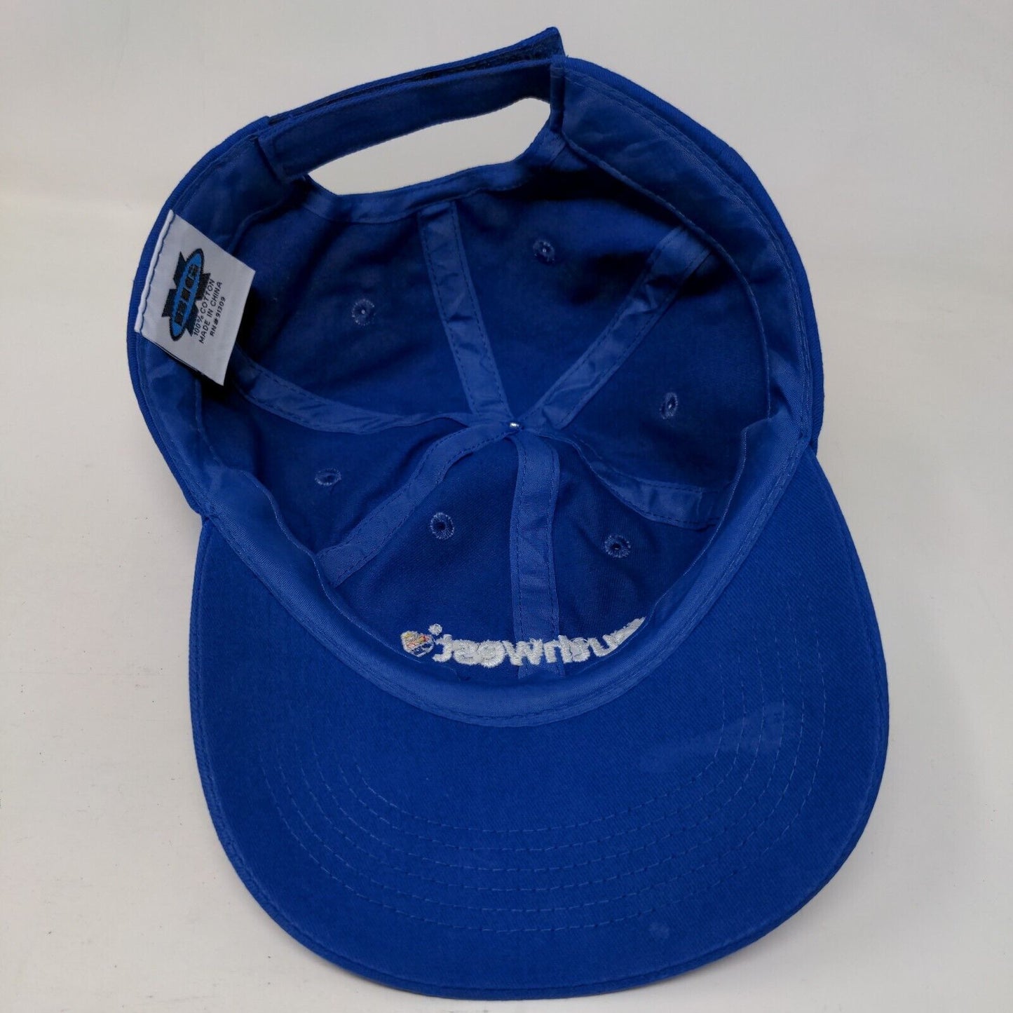 Southwest Strapback Hat Blue One Size Adjustable Embroidered BIG X Cotton
