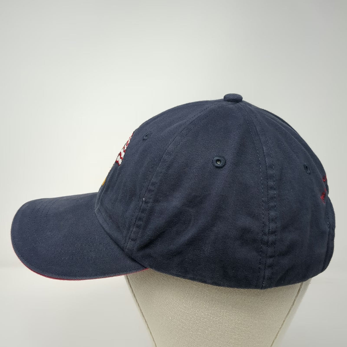 Walt Disney World Mickey Mouse American Flag Blue Baseball Cap OSFM Strapback