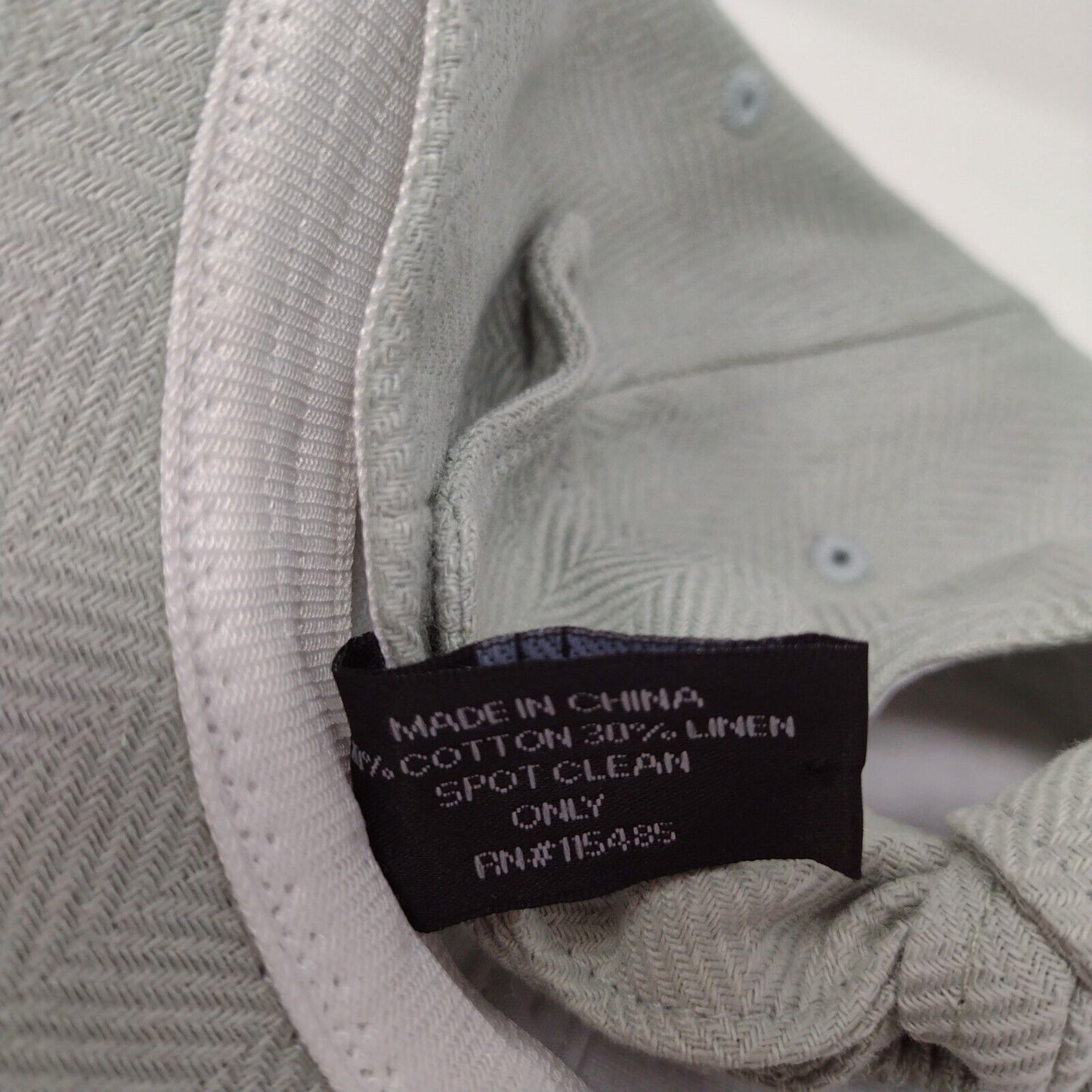 August Hat Company Stretch Fitted Hat Gray OSFA Herringbone Bow Knot