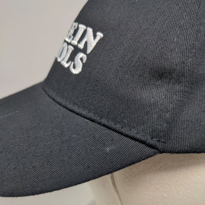 Klein Tools Lowe's Pro Strapback Hat Black OS Adjustable Embroidered 6 Panel
