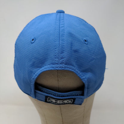 Ahead Men's Strapback Hat Blue Embroidered Crooked Stick BMW Championship Logo