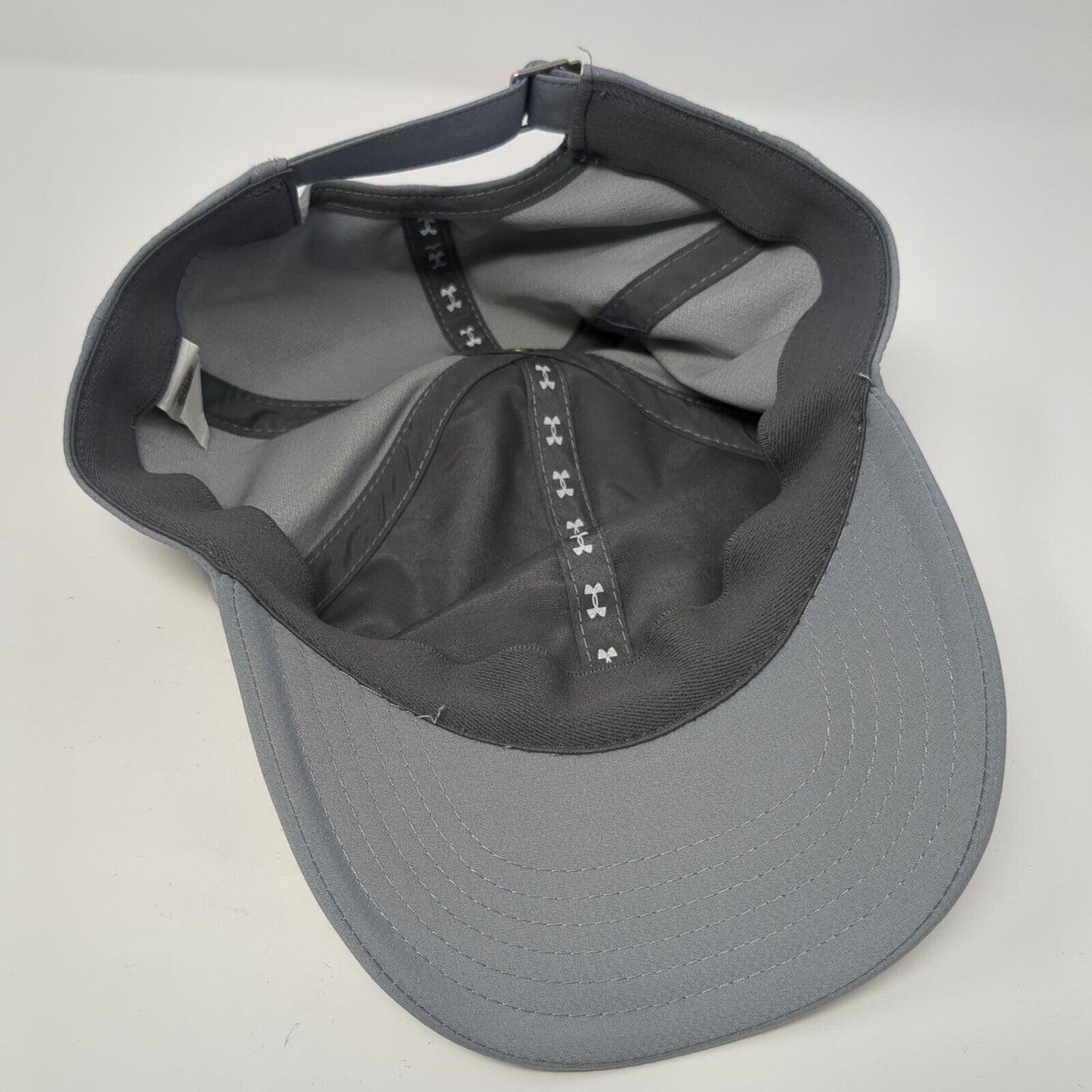 Under Armour Women's Slideback Hat Gray One Size Adjustable Embroidered