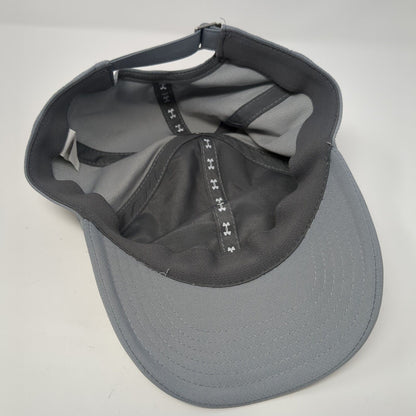 Under Armour Women's Slideback Hat Gray One Size Adjustable Embroidered