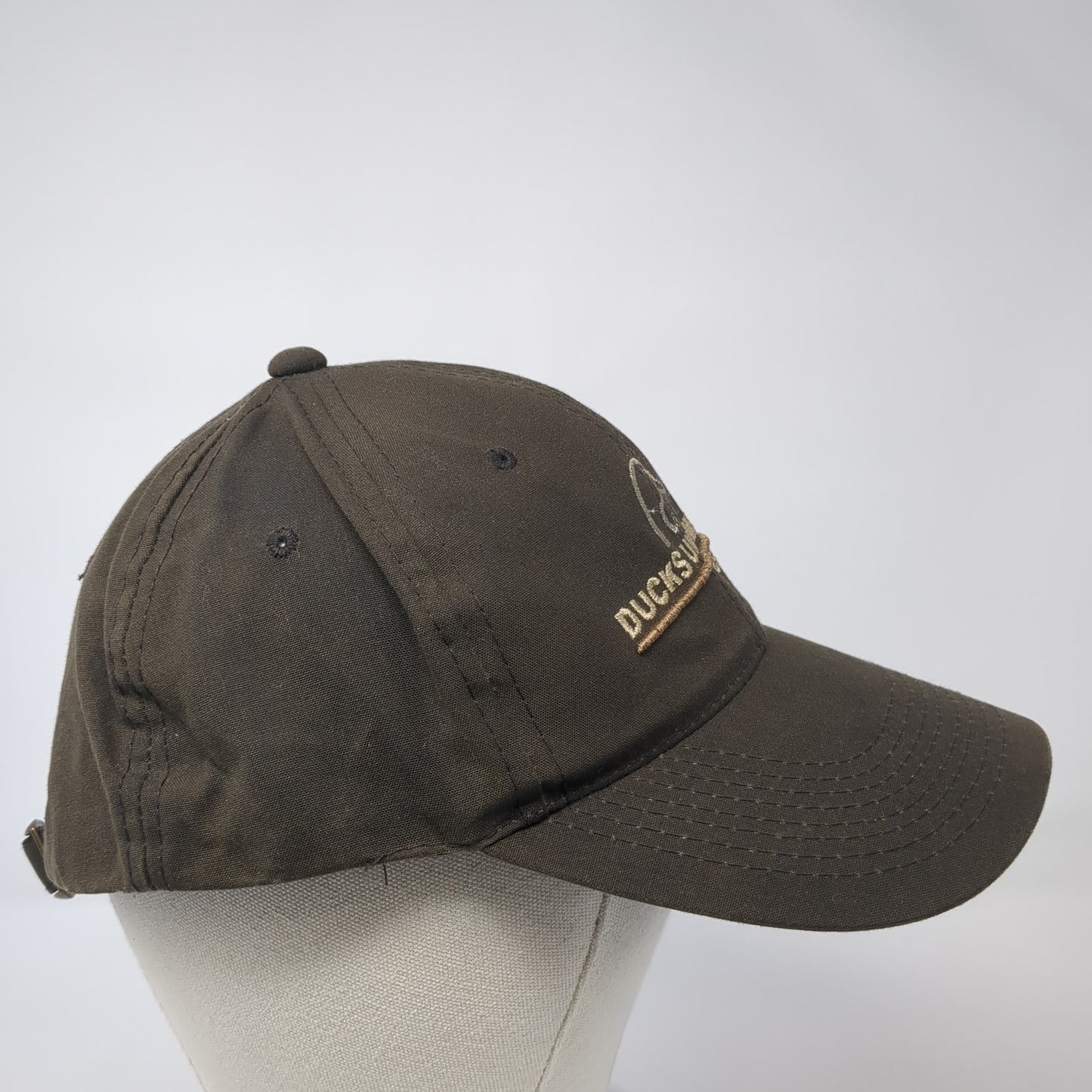 Ducks Unlimited Est. 1937 Baseball Cap Brown One Size Adjustable Embroidered