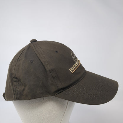 Ducks Unlimited Est. 1937 Baseball Cap Brown One Size Adjustable Embroidered