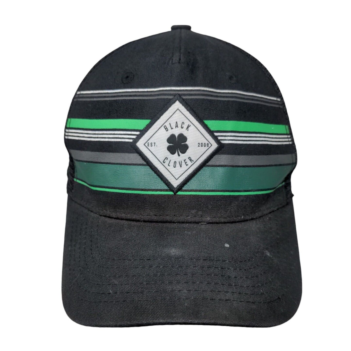 Black Clover Est. 2008 Branson Hills Golf Club Trucker Hat Black OS Mesh Back