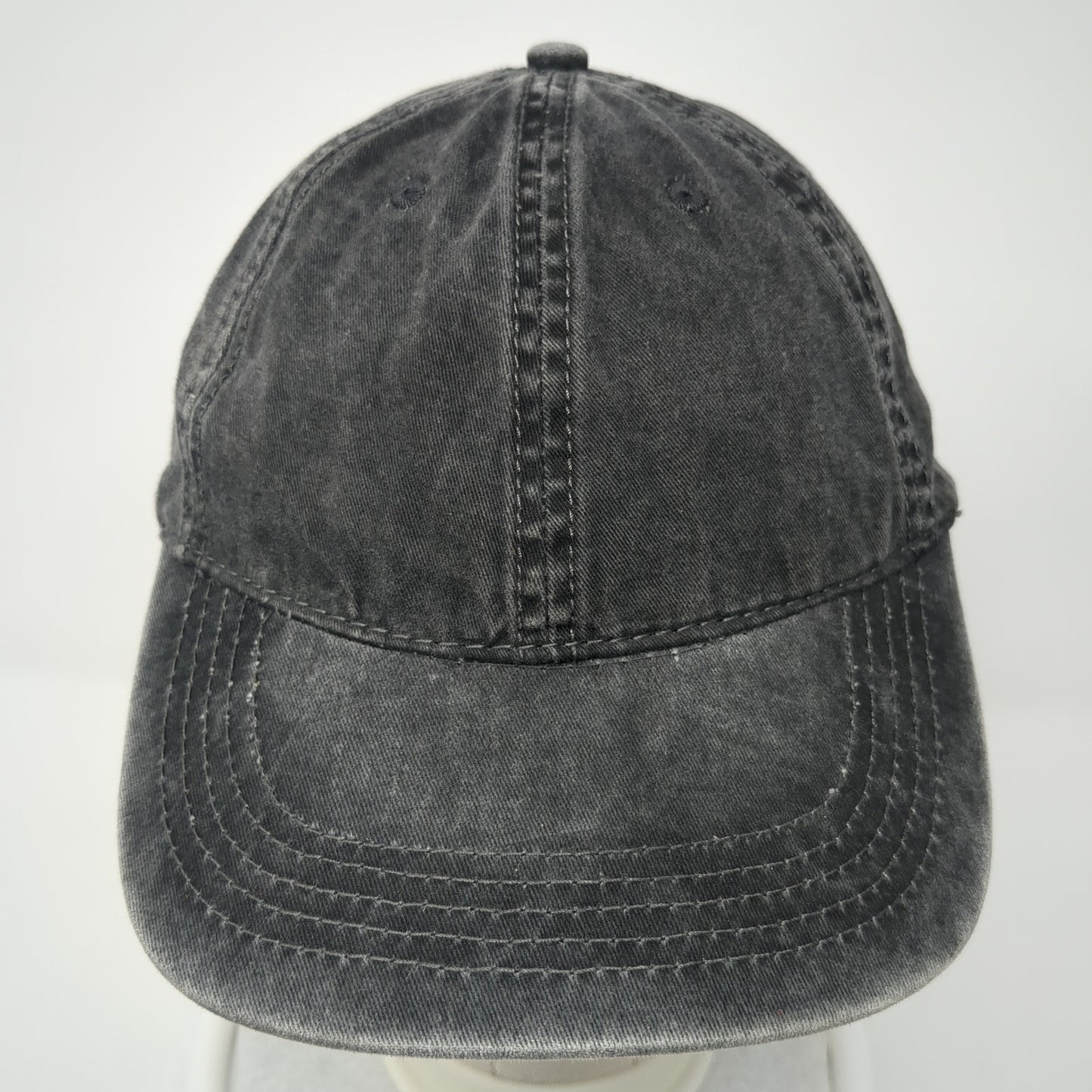 Unbranded Slideback Baseball Cap Gray One Size Adjustable 6 Panel Blank