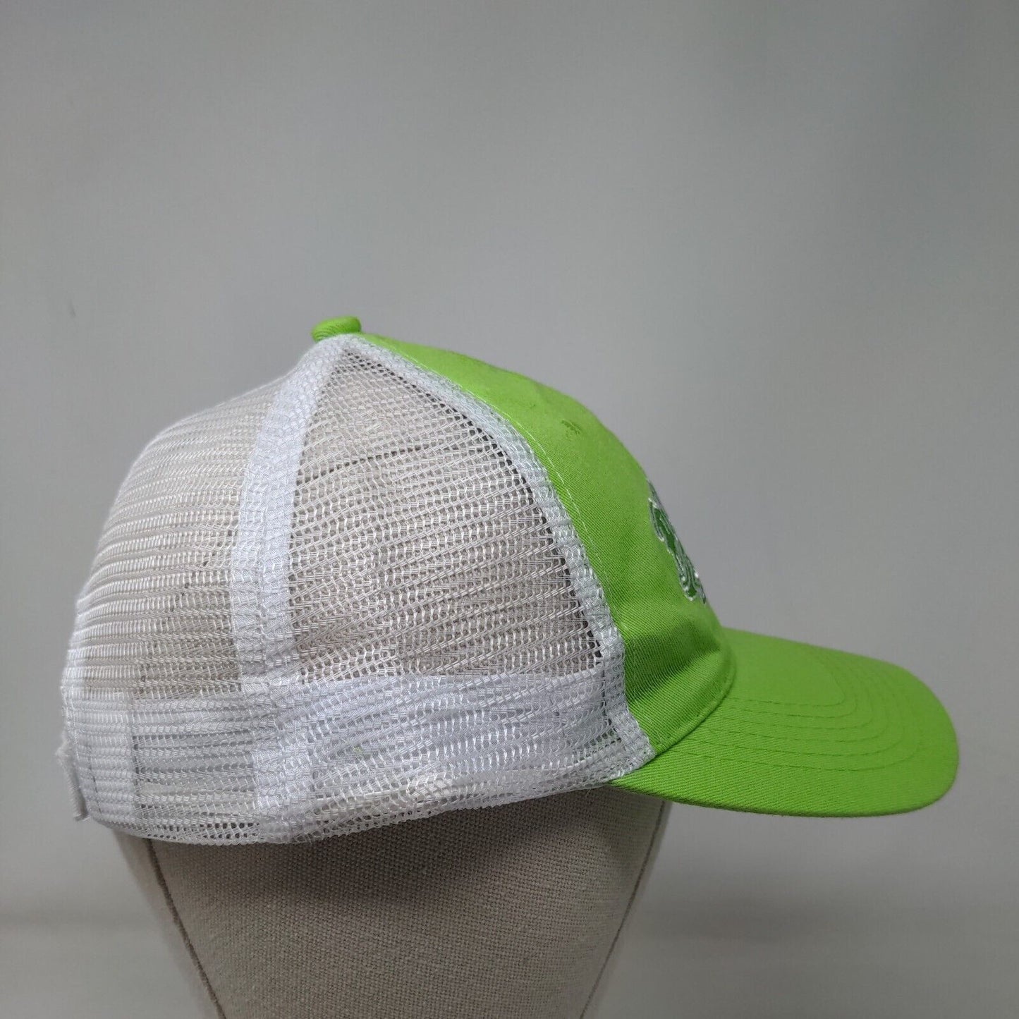 Pensacola Blue Wahoos Strapback Hat Green One Size Embroidered Colorblock