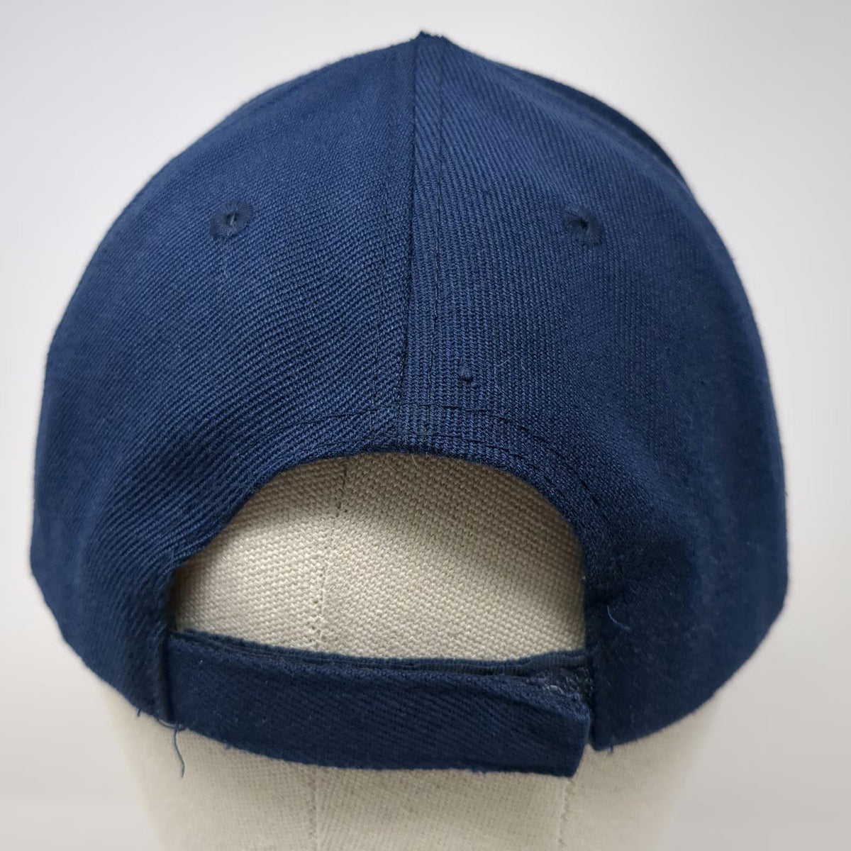 JWM Baseball Cap Blue One Size Proud American Flag Brim Strapback Patriotic Hat