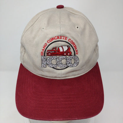 Idaho Concrete Company ICCO Strapback Hat Multicolor OSFA Richardson
