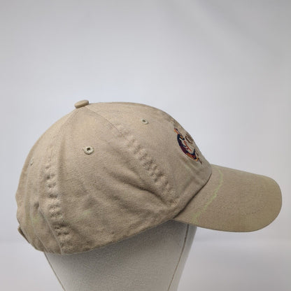 Zion Canyon Strapback Hat Tan One Size Adjustable Embroidered 6 Panel Cotton