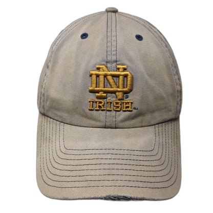Notre Dame Fighting Irish NCAA Twins Enterprise Cap Blue XL Hat Fitted Shamrock