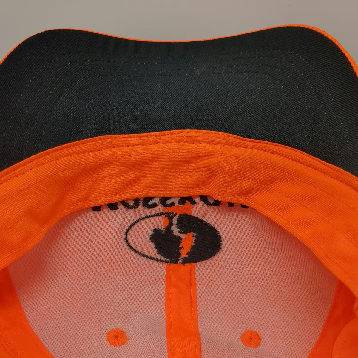 Mossy Oak Baseball Cap Orange One Size Slideback Hunting Outdoor Fishing Hat