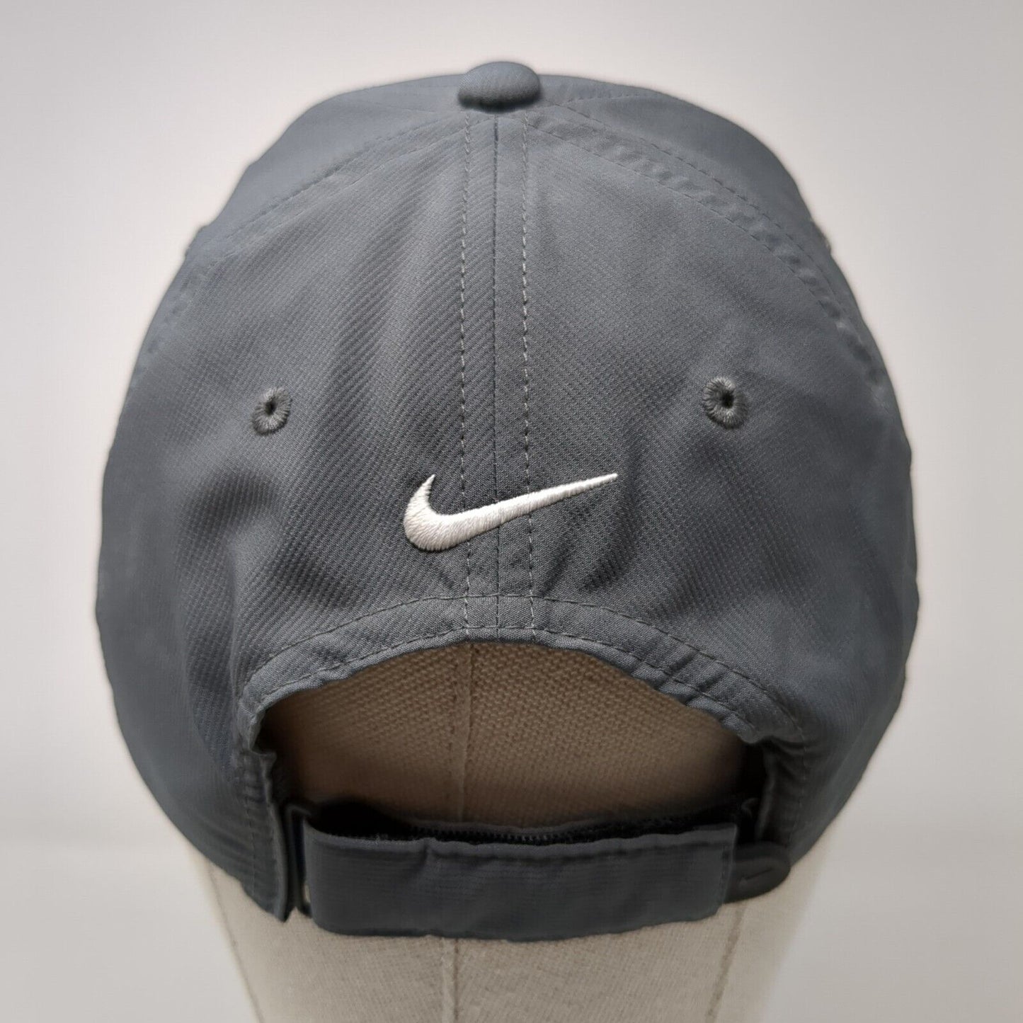 Albertsons Boise Open Strapback Hat Gray OSFM Nike Golf Embroidered