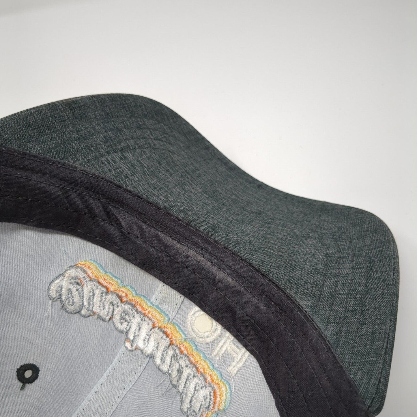 Cincinnati OH Strapback Trucker Hat Gray One Size Mesh Back Adjustable