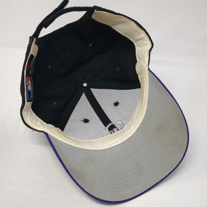 Colorado Rockies MLB OC Sports Baseball Cap Black Purple One Size Strapback Hat